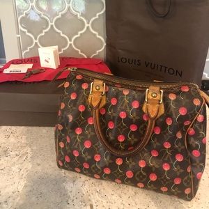 Louis Vuitton Speedy 25 Murakami Cerises Cherry